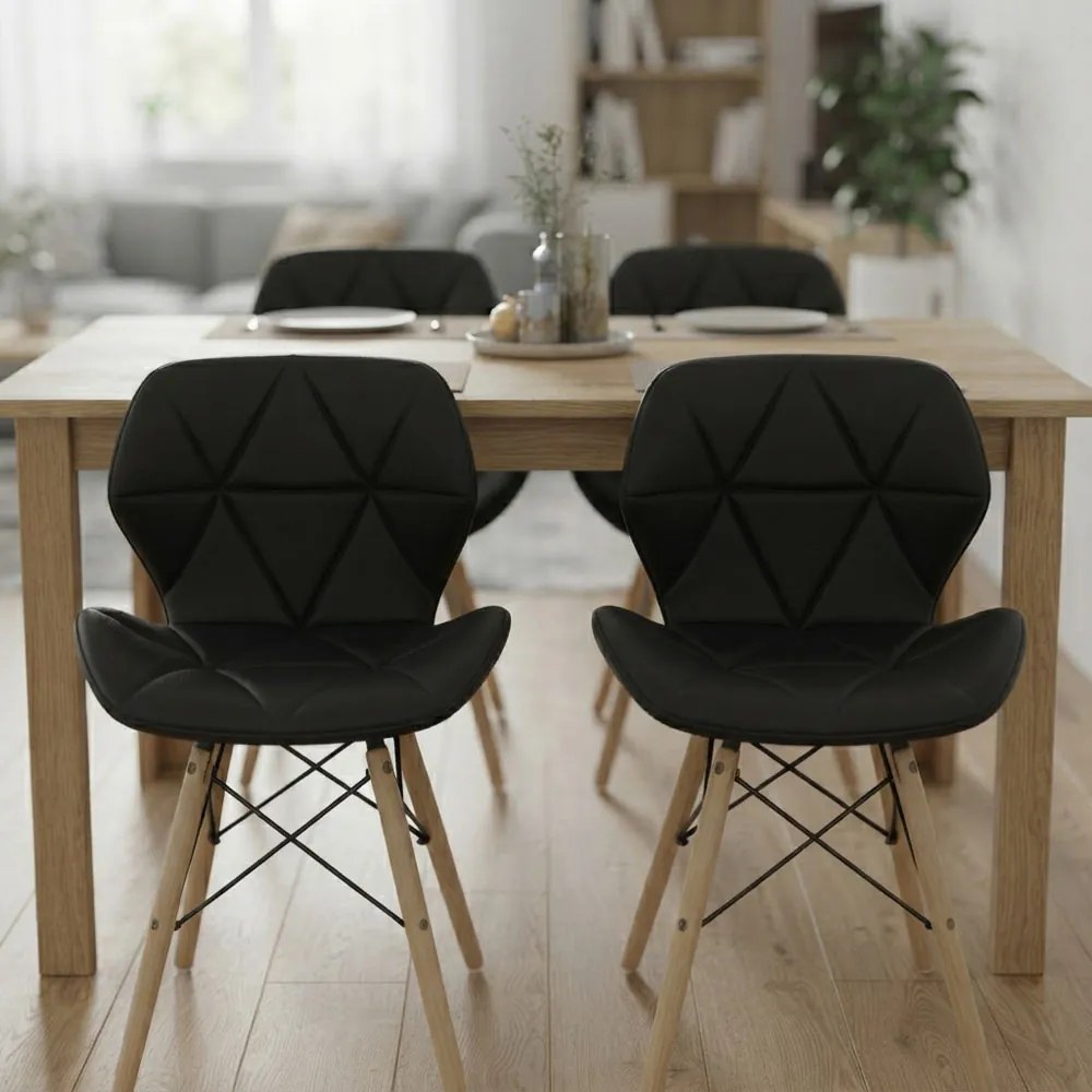 Scaune dining BUC 241 negru