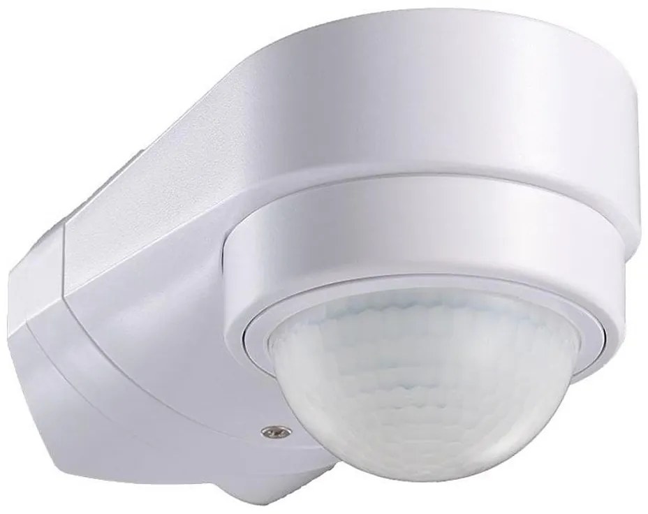 Senzor de mișcare cu infraroșu de exterior 240° 600W/230V IP65 alb