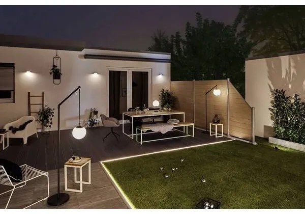 Paulmann 94246 - LED 1,2W IP44 Lampa solară de exterior cu senzor RYSE 3,7V