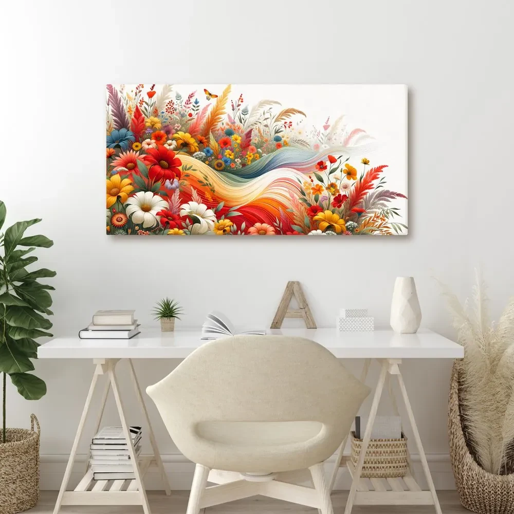 Tablou val floral