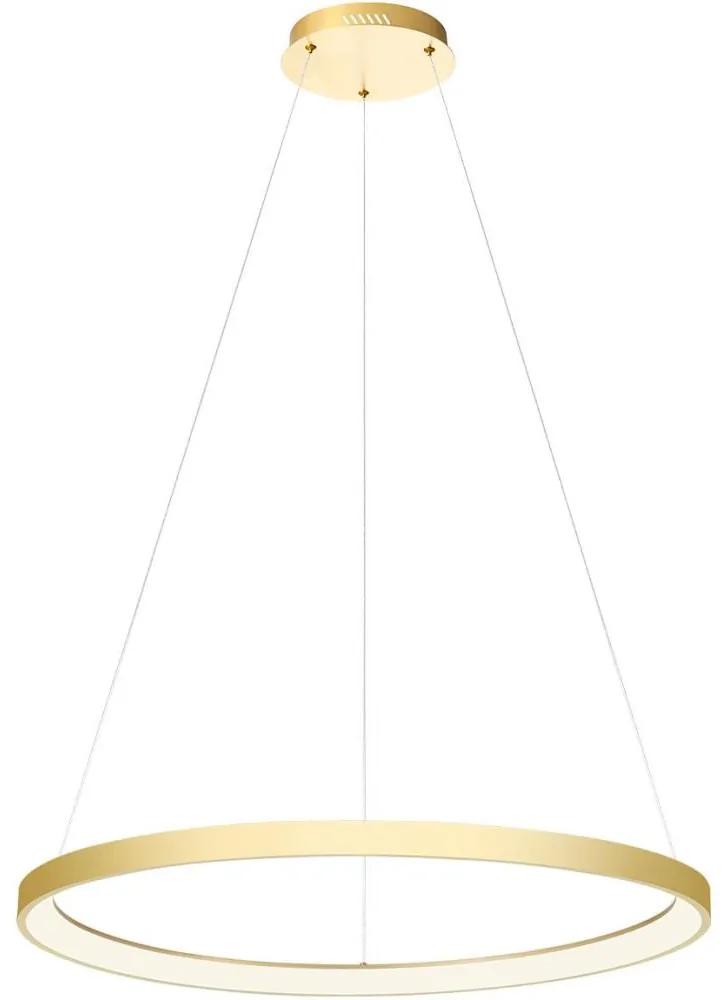 Lustră LED dimabilă pe cablu Redo 01-2676 ICONIC LED/60W/230V d. 78 cm auriu