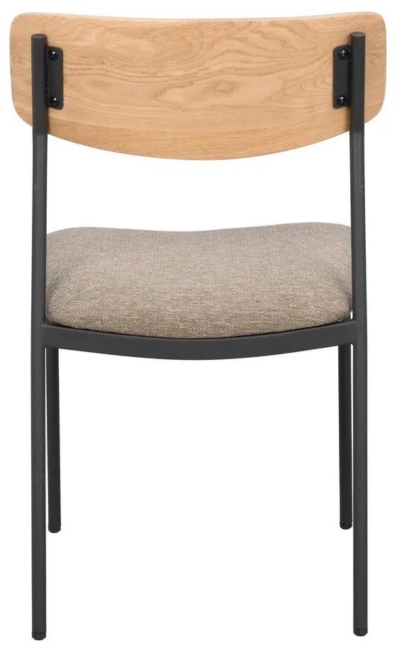 Scaune de dining bej/natural 2 buc. Maymont – Rowico