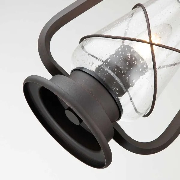 Elstead MINERS-CHN - lustră de exterior pe lanț, 1xE27/60W/230V, IP44, bronz