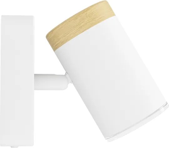 Eglo CONSUMA 300003 - Aplica spot de perete pentru baie, 1x GU10, 3 W, 230 V, IP44, alb/bej