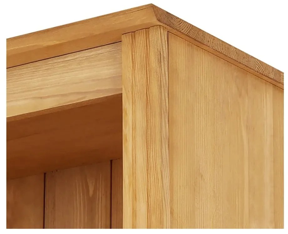 Bibliotecă în culoare naturală din lemn de pin 370x223 cm Anita – Støraa