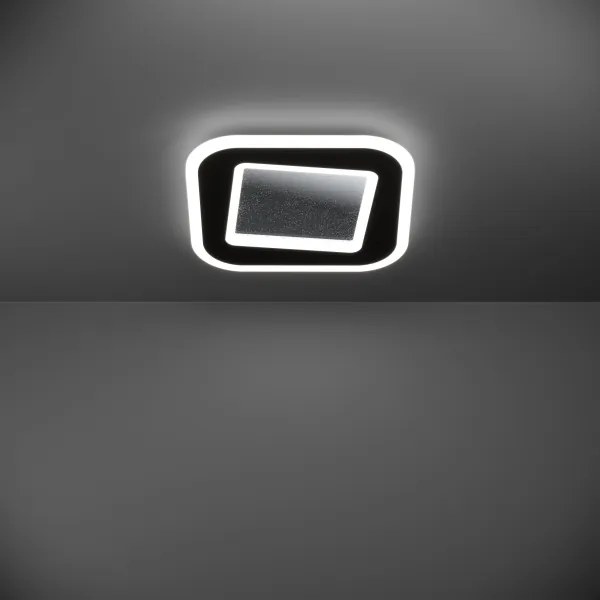 Plafonieră LED dimabilă Eglo 901241 MACCHIONI LED/20W/230V negru + telecomandă