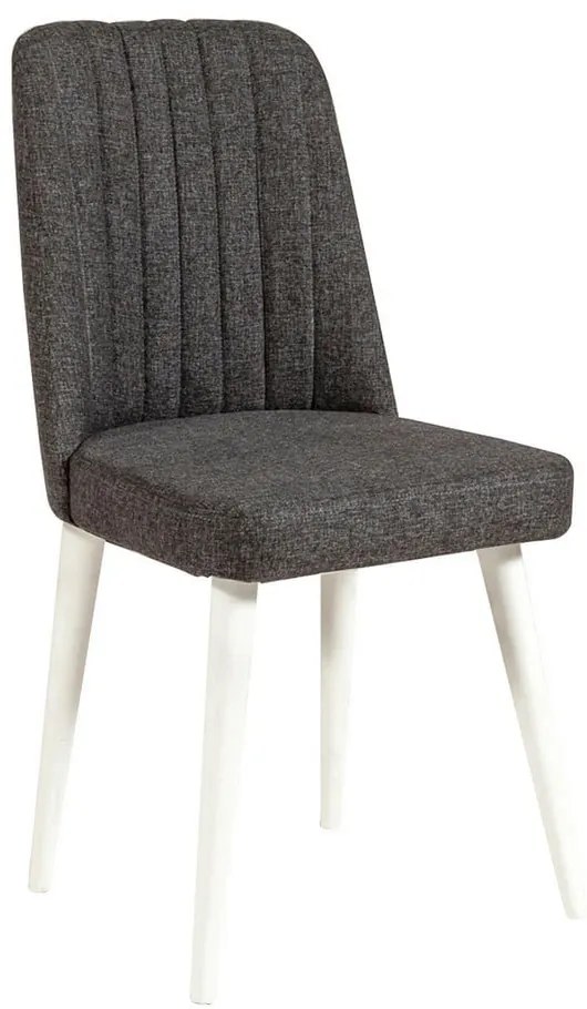 Scaun de dining gri antracit din catifea Stormi Sandalye – Kalune Design