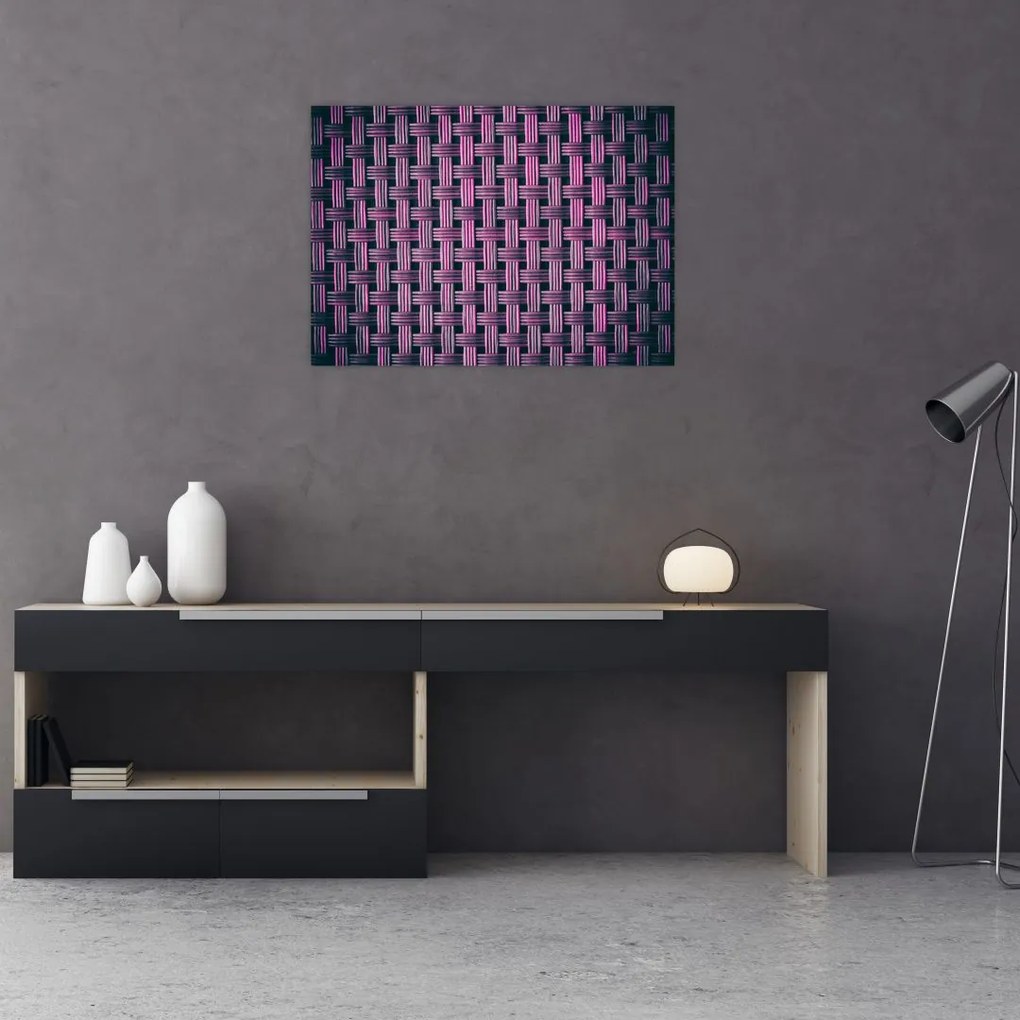 Tablou pe sticlă textura în mov (70x50 cm)