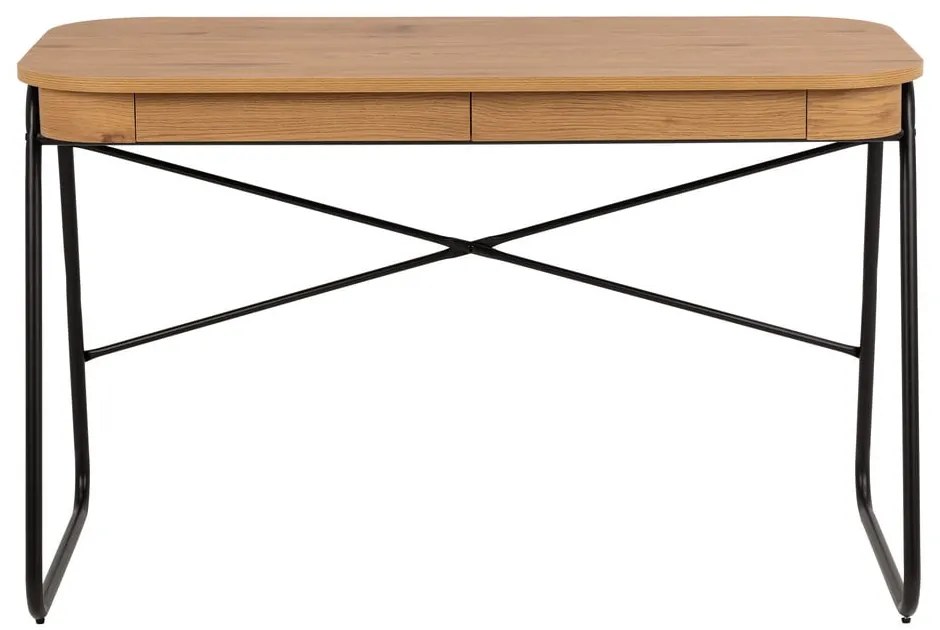 Birou cu blat cu aspect de lemn de stejar 60x120 cm Blueton – Actona