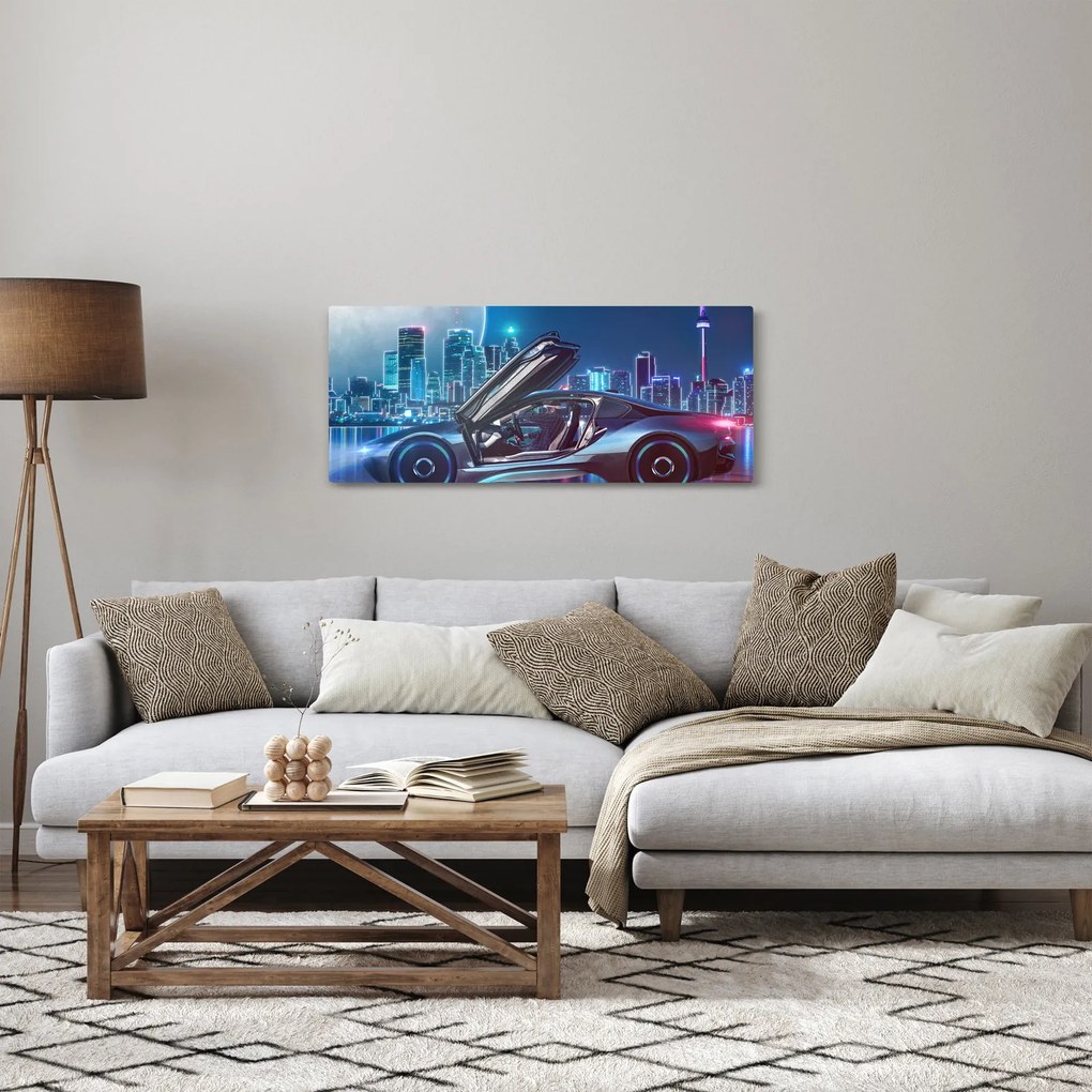 Tablou mașina de curse (120x50 cm)
