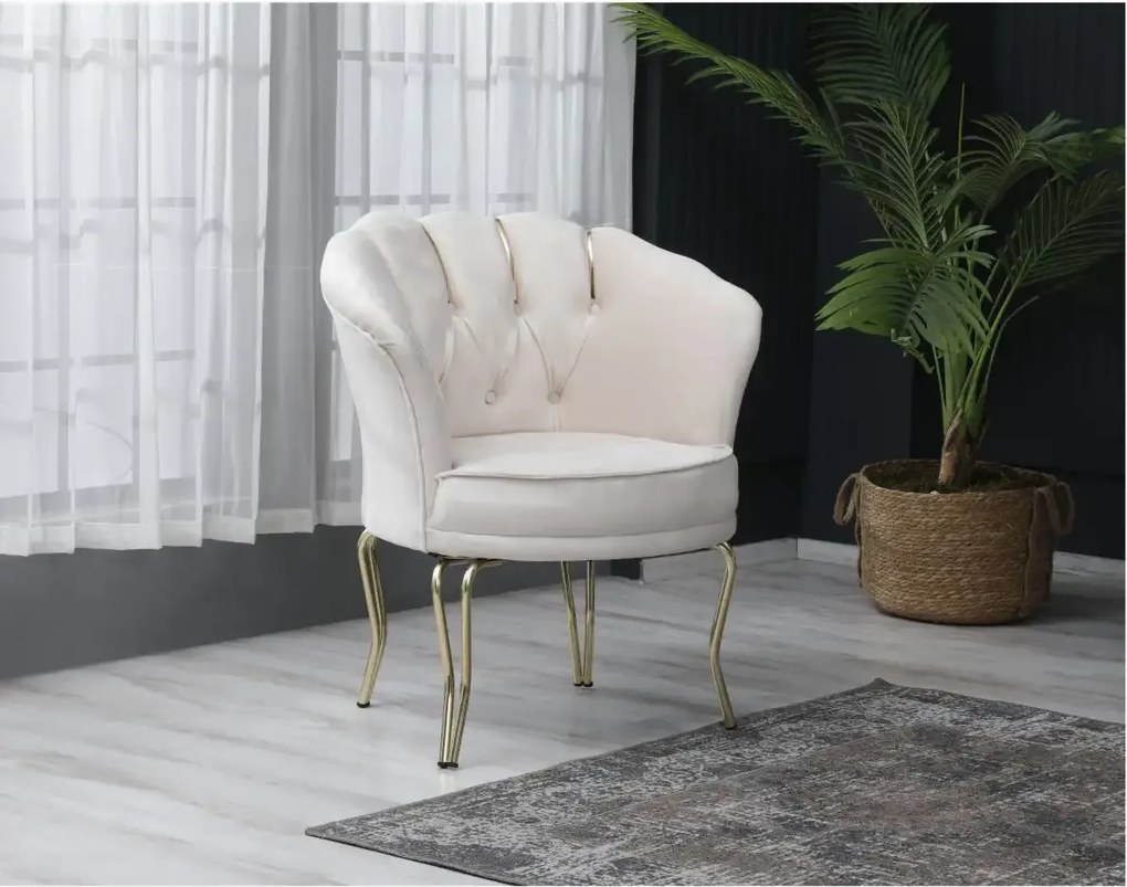 Set canapea Viena 2+1+1Homs textil bej-auriu,30703