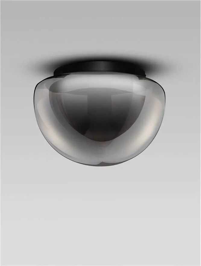 Plafoniera LED design decorativ EBONY Smokey Gray, NVL-9236501