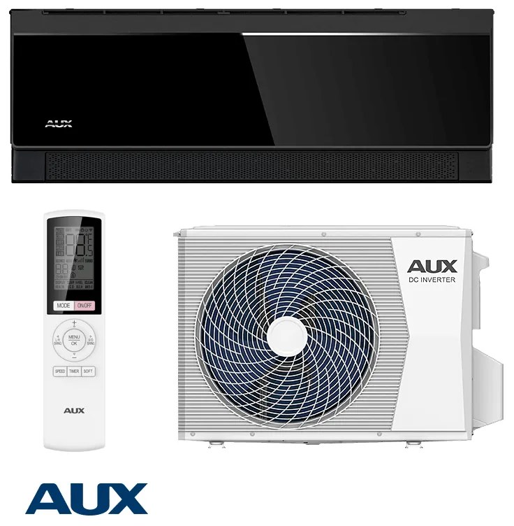 Aparat de aer conditionat inverter AUX C Comfort ASW-H18E3A4/CBR3DI-C7, 18 000BTU, 36 m², A+++/A++, R-32, Negru