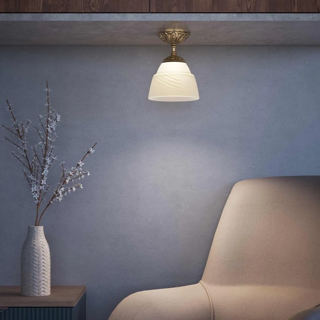 Lustra aplicata din alama stil Neoclassical Elisa