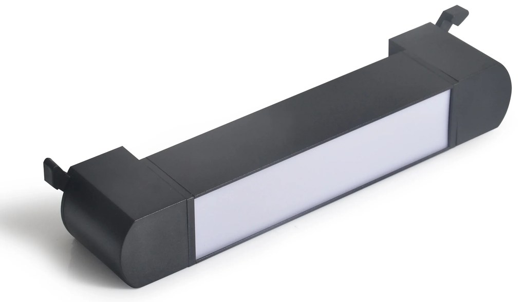 Proiector LED Tip Banda, 10W, 4000K Lumina Neutra, Directionabil Pe Sina Monofazata, Negru