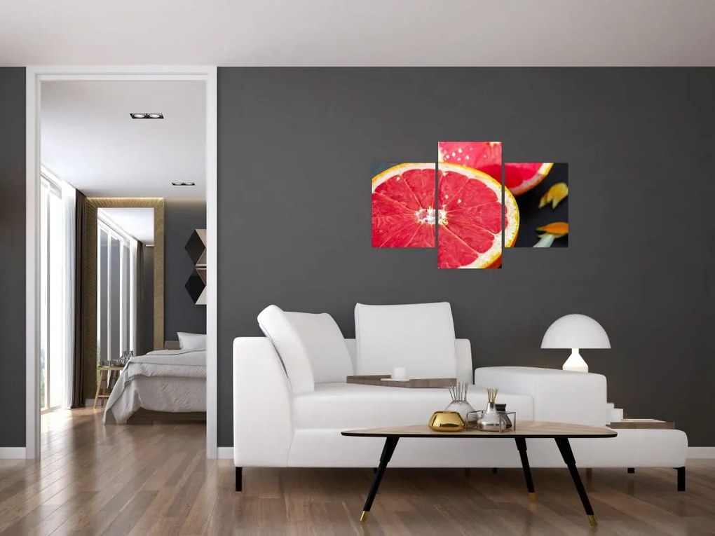 Tablou cu grapefruit tăiat (90x60 cm)