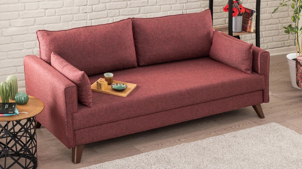 Canapea extensibilă Bellina (bordo). 1063005