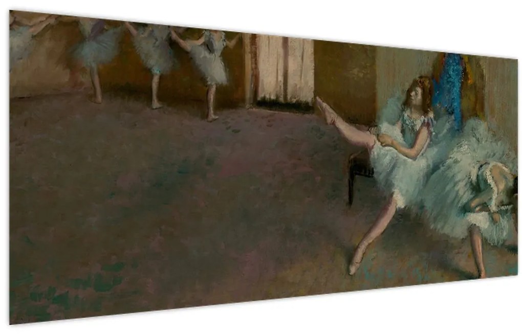 Tablou - Edgar Degas, Before the Ballet, reproducere (120x50 cm)