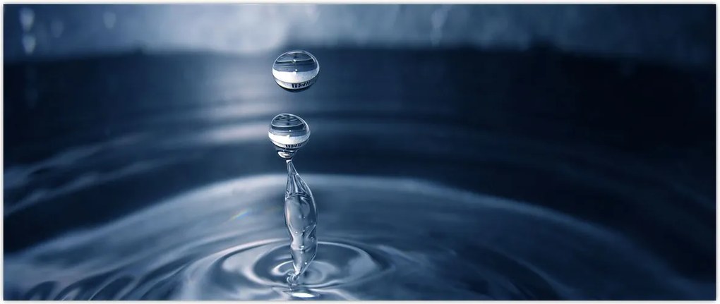 Tablou - Picături (120x50 cm)