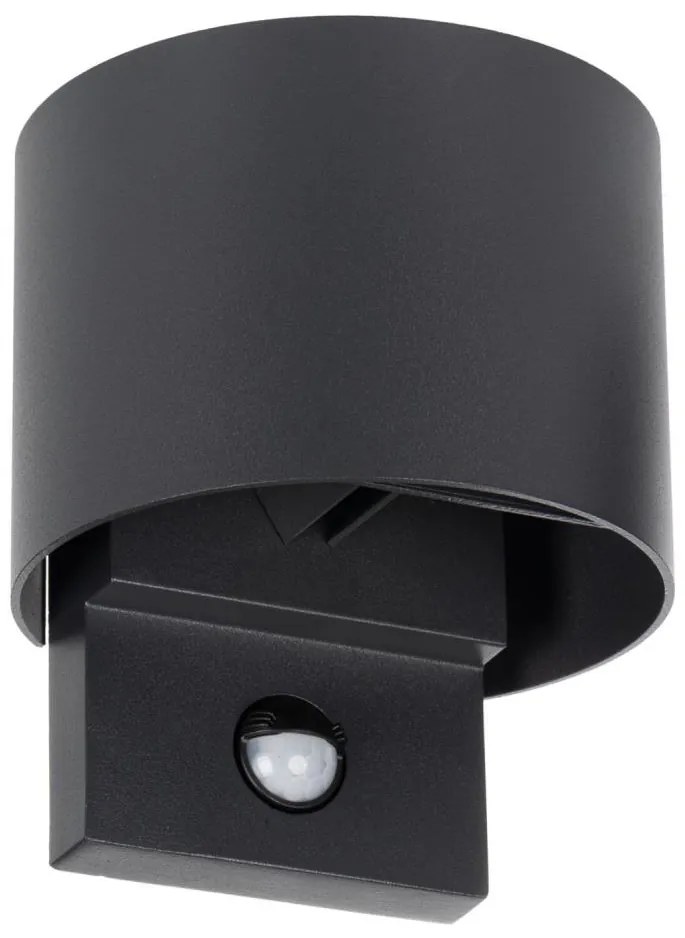 Kanlux 28995 - Aplica de perete LED REKA pentru exterior, cu senzor, LED/7W/230V, IP54, antracit