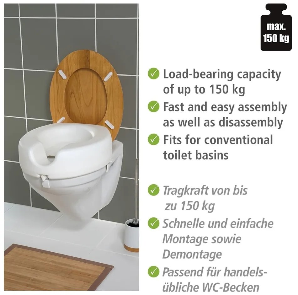Scaun de WC ridicat Secura – Wenko