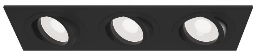 Corp incastrabil cu 3 spoturi directionabile Atom negru MY-DL024-2-03B