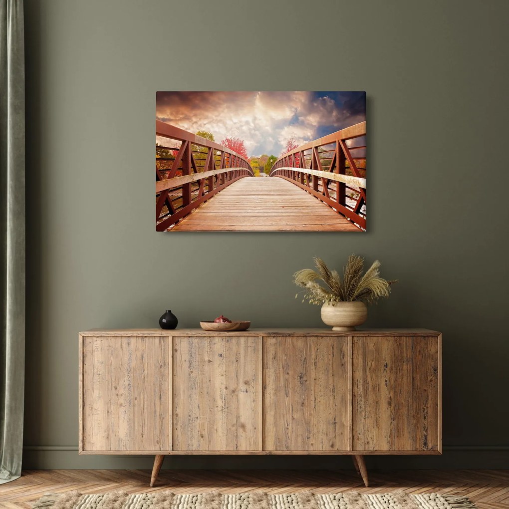 Tablou - pod din lemn (90x60 cm)