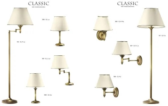 Jupiter 506 - CL K p - Corp de iluminat perete CLASSIC E27/60W/230V