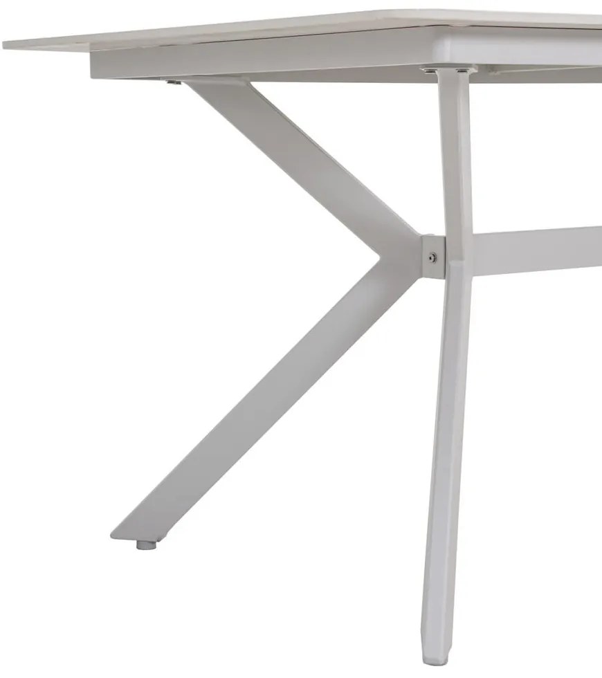 Masă de grădină Ballena cu blat de sticlă