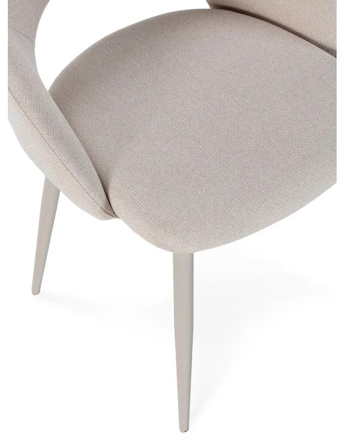 Scaune de dining bej 2 buc. tapițate Lia – Marckeric