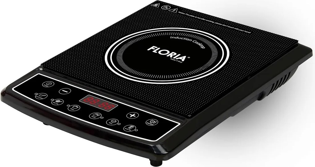 Plita cu inductie Floria ZLN8092, putere 1500W, 8 trepte de putere, oprire automata