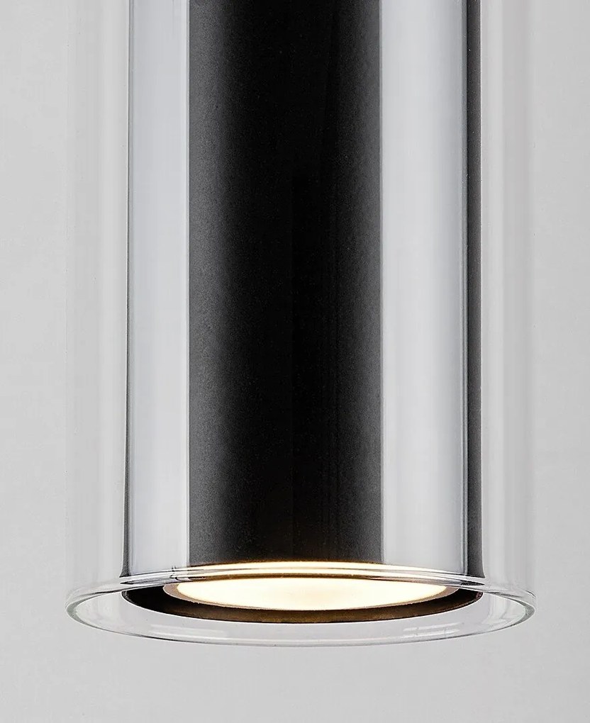 Pendul simplu design modern Kalevi negru mat