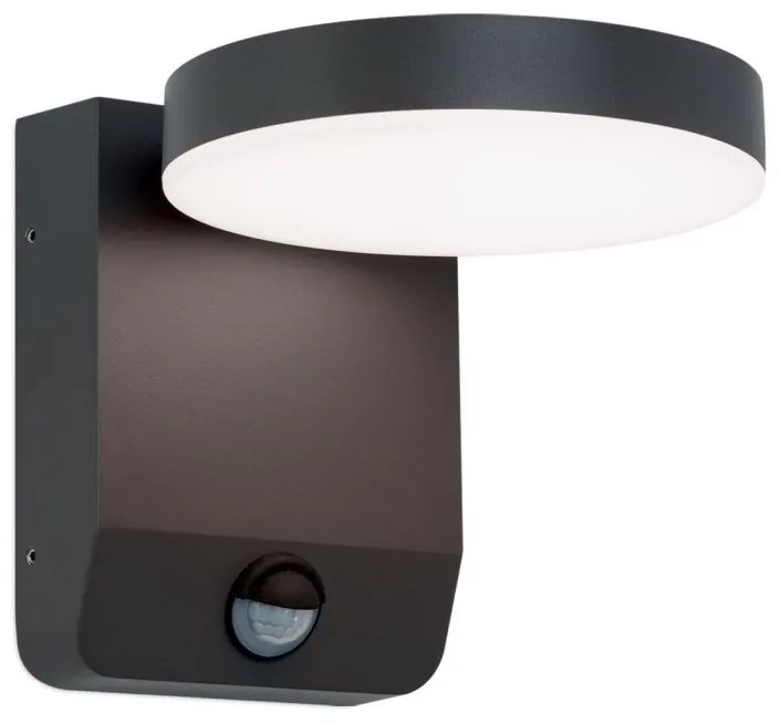 Aplica LED de exterior cu senzor de miscare IP54 HENDRYK antracit