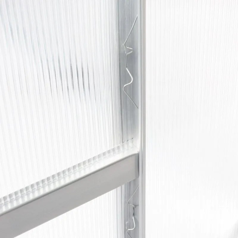 Seră din policarbonat 250 x 430 x 124/205 cm