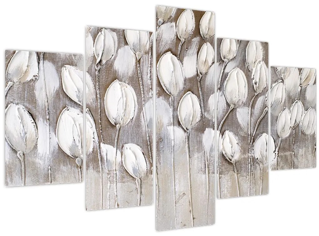 Tablou - Lalele structurate (150x105 cm)