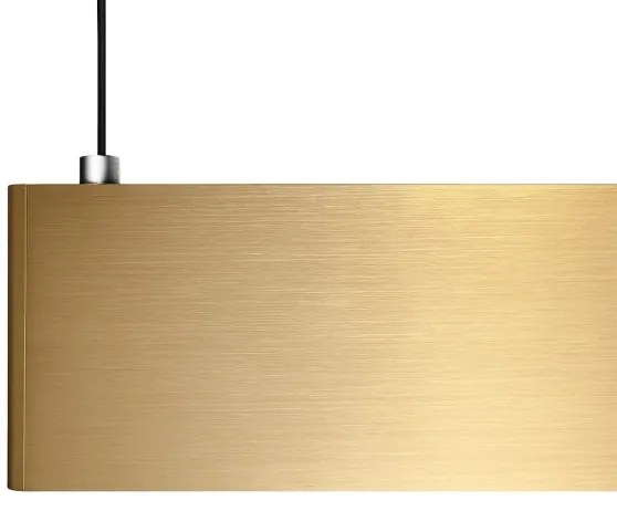 Lustră LED LINEA suspendată pe cablu, 36W, 230V, 3000/4000/5700K, CRI 90, auriu