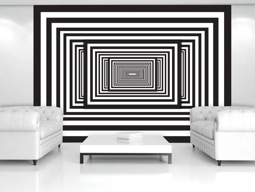 Fototapet - Albnegu tunel 3D (152,5x104 cm)