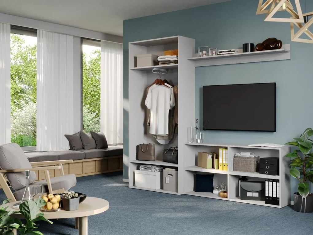 Set Mobila Living Tapo Alb C27