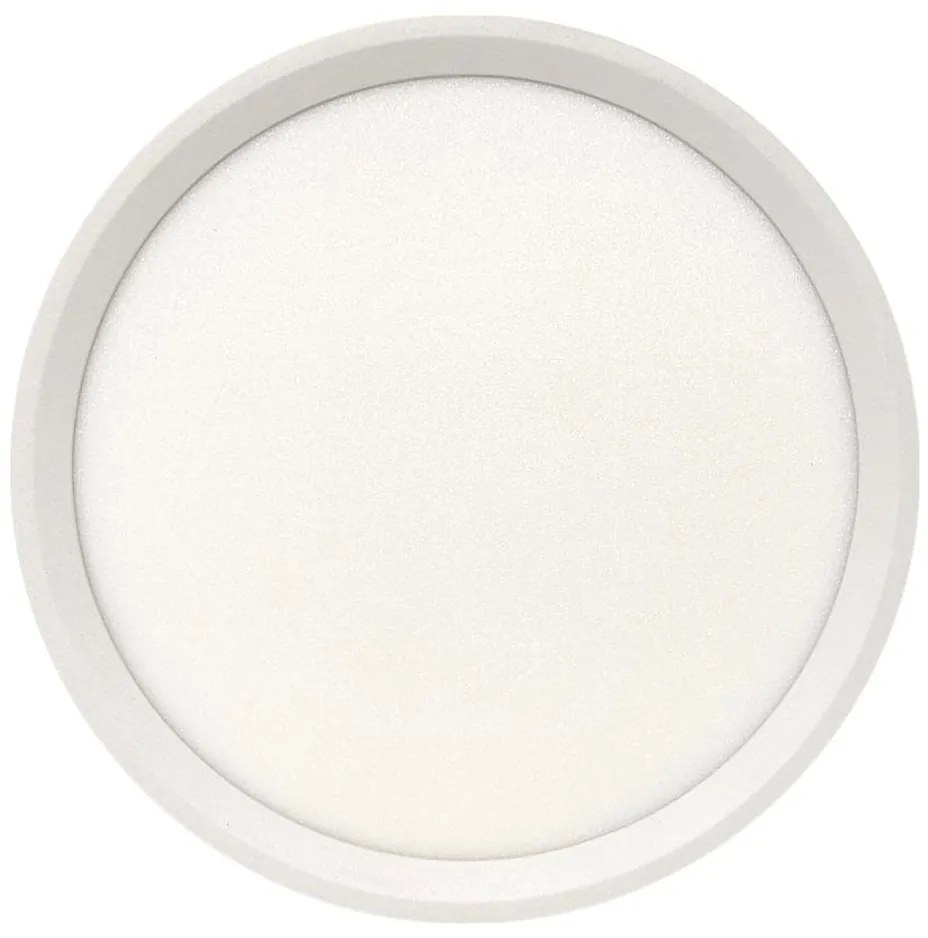 Plafonieră LED 18 W, 230 V, 3000/4000/6500 K, Ø 23 cm, alb