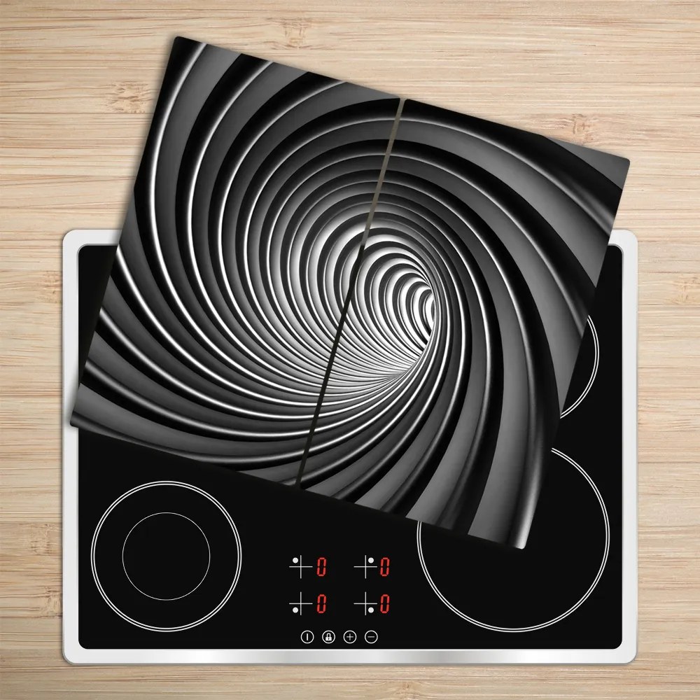 Tocator din sticla abstract Swirl