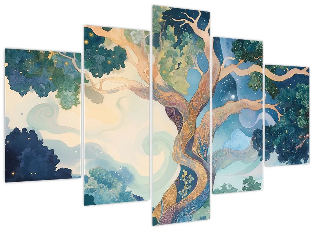 Tablou – Arbore cosmic (150x105 cm)