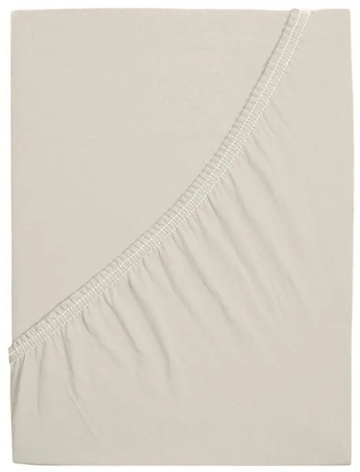 Cearsaf jersey ALVORA 180x200 cm bej