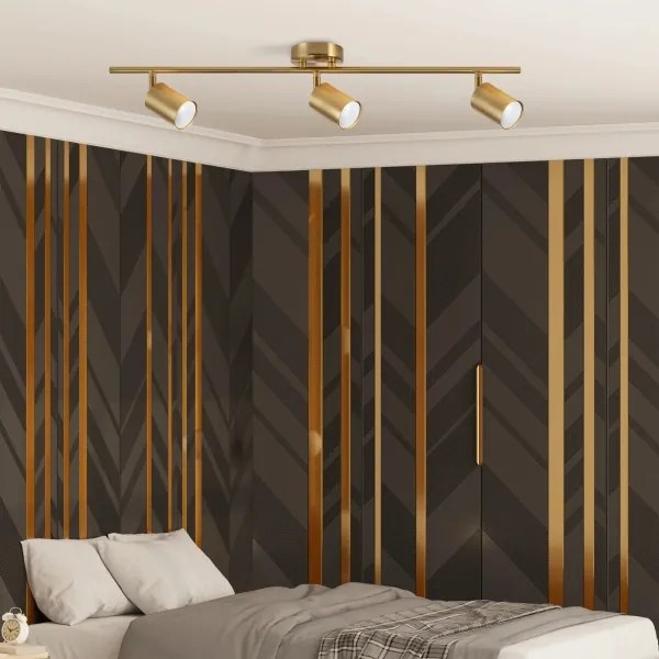 Spot GOLDI 3xGU10/10W/230V auriu