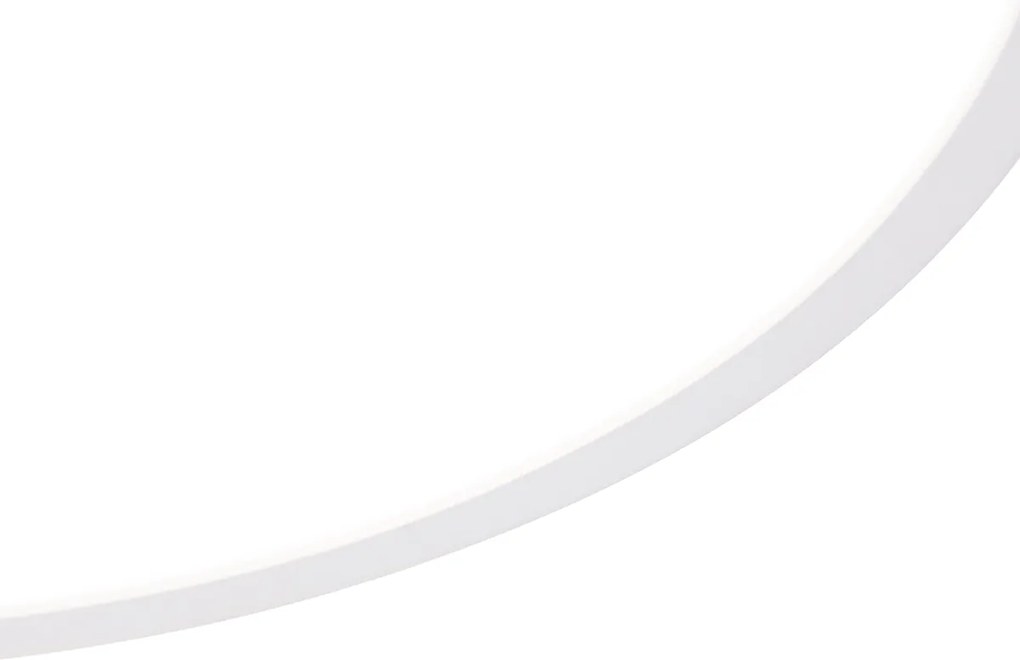 Smart plafondlamp wit 40 cm incl. LED RGBW IP54 - Siem