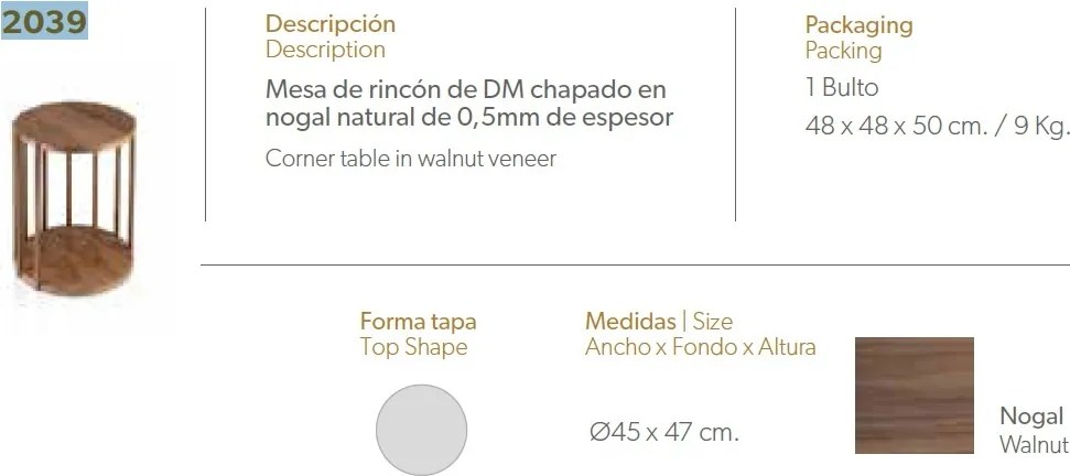 Masuta laterala eleganta Camelia AC-MT1403A