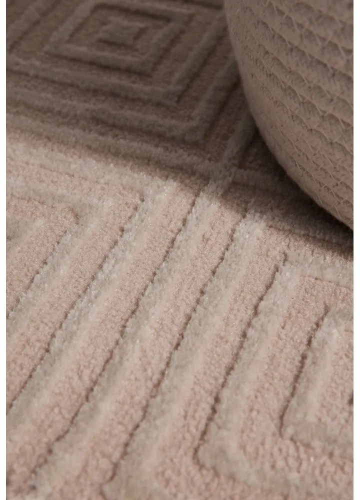 Covor tip traversă bej 80x240 cm Perles Tourmaline – Elle Decoration