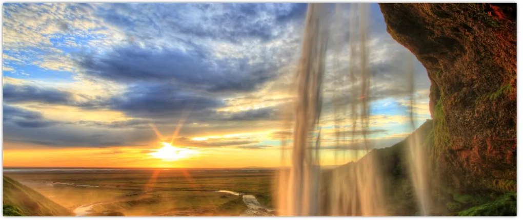 Tablou - Cascadă (120x50 cm)