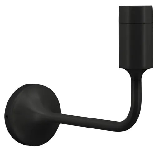 Aplică de perete neagră fără abajur din metal Santé – UMAGE