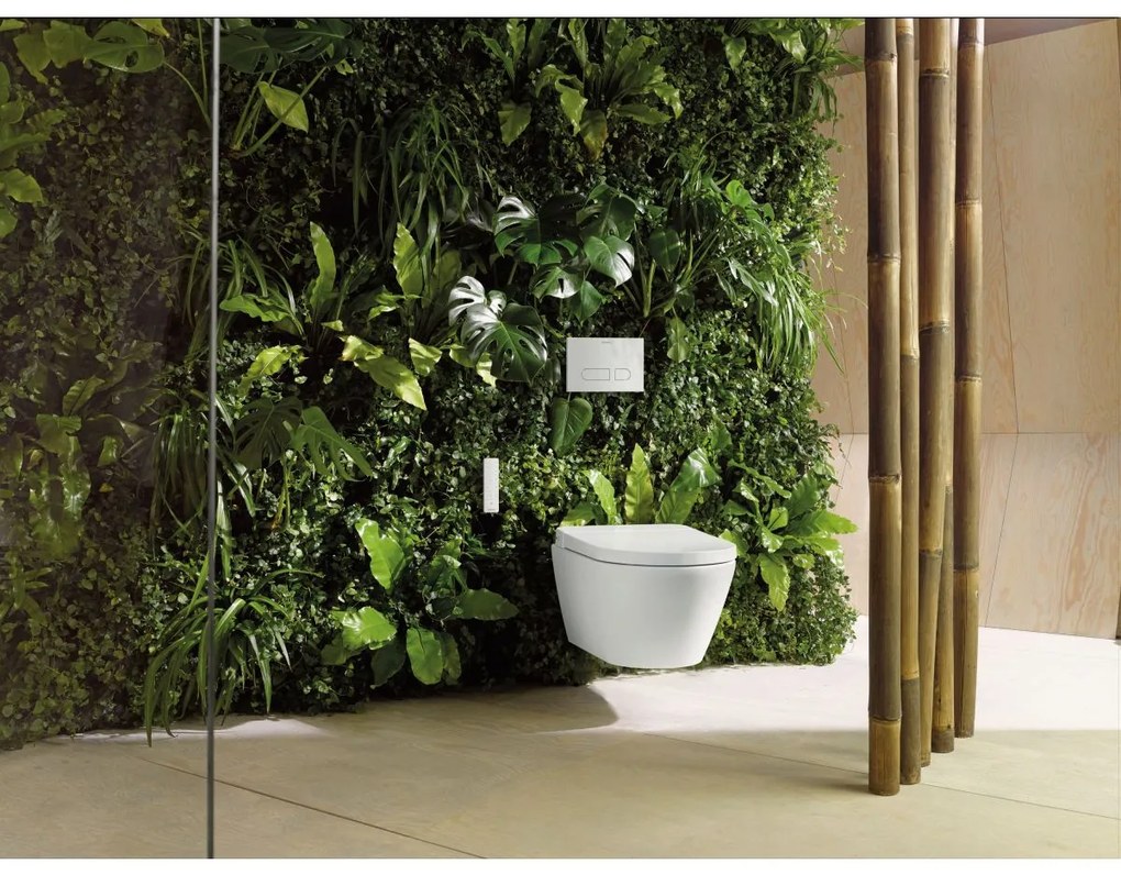 Duravit SensoWash D-Neo toaleta cu spalare agatat fara margine alb 654000012004300