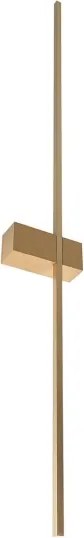 Aplica de perete LED AISHA, 20 W, 230 V, 4000 K, 120 cm, auriu